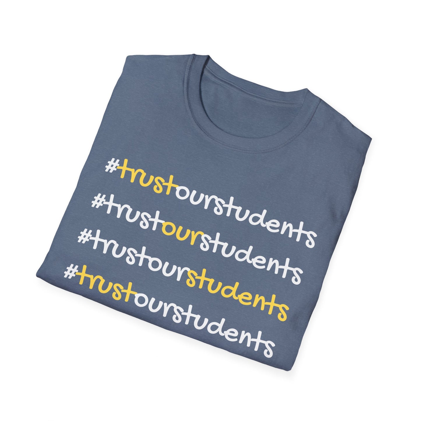 Hashtag Let's Trust Unisex Softstyle T-Shirt