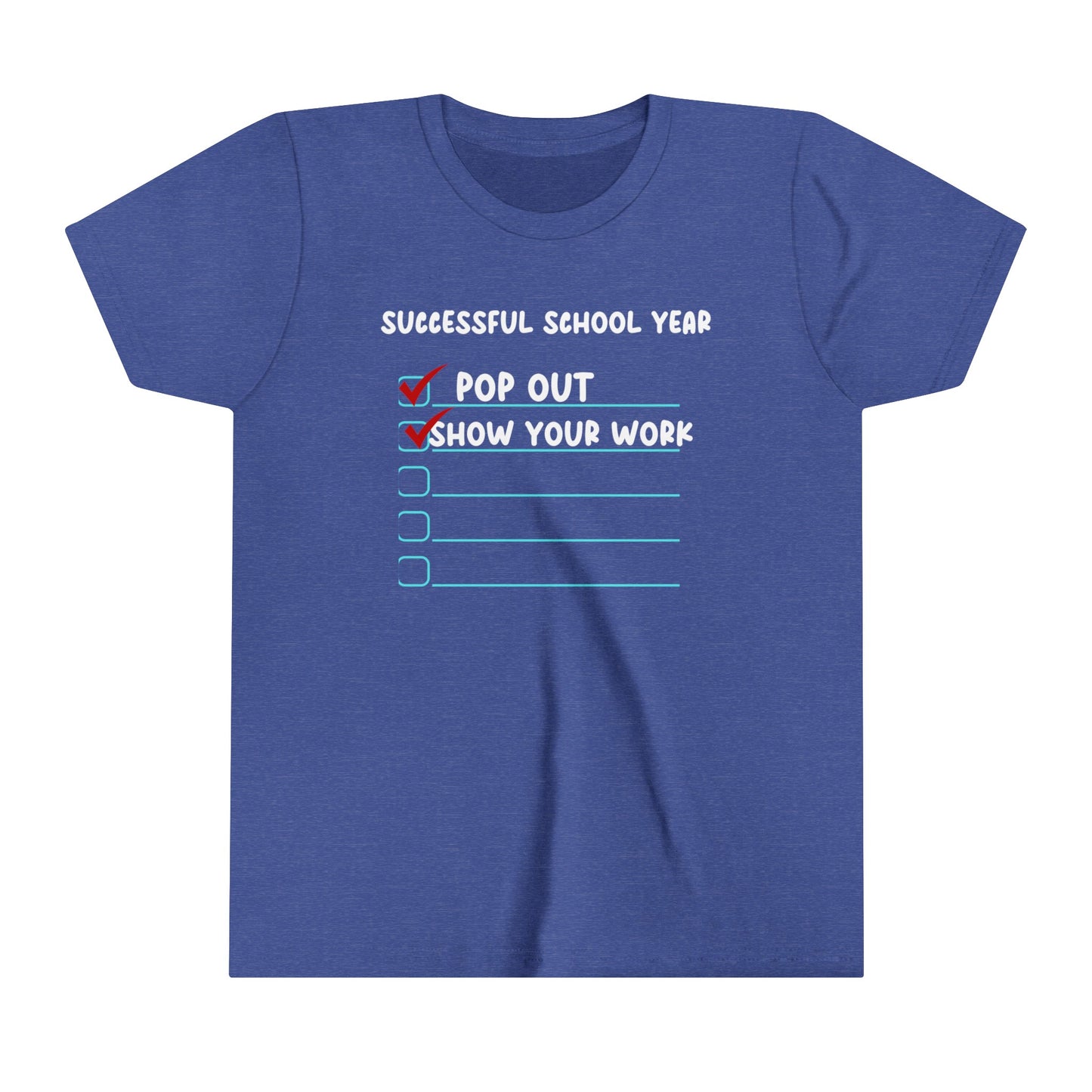 Pop Out Youth Short Sleeve Tee