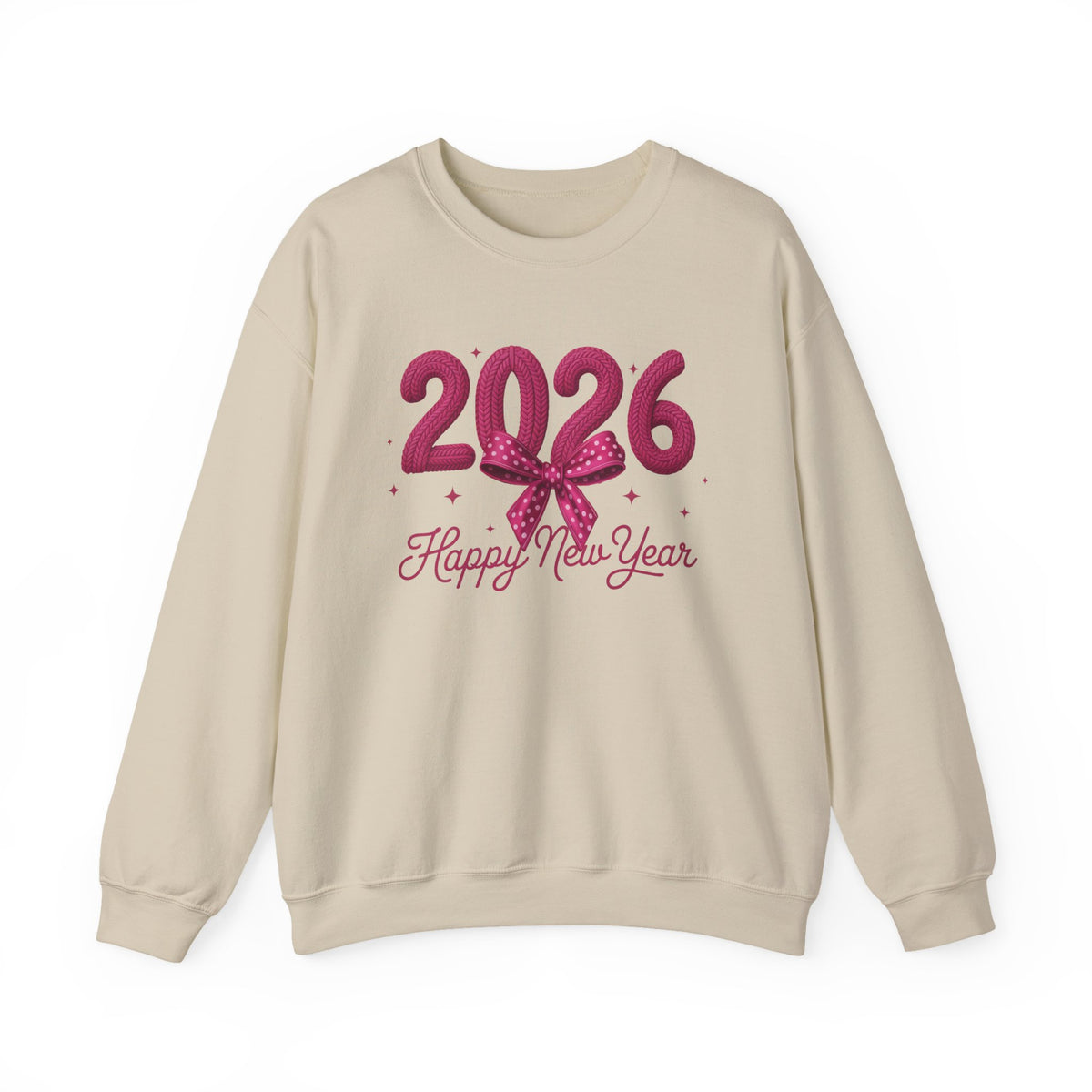 2026 Crochet Bow Sweatshirt