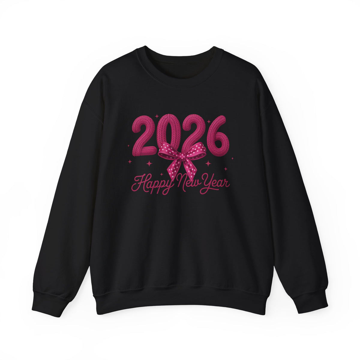 2026 Crochet Bow Sweatshirt
