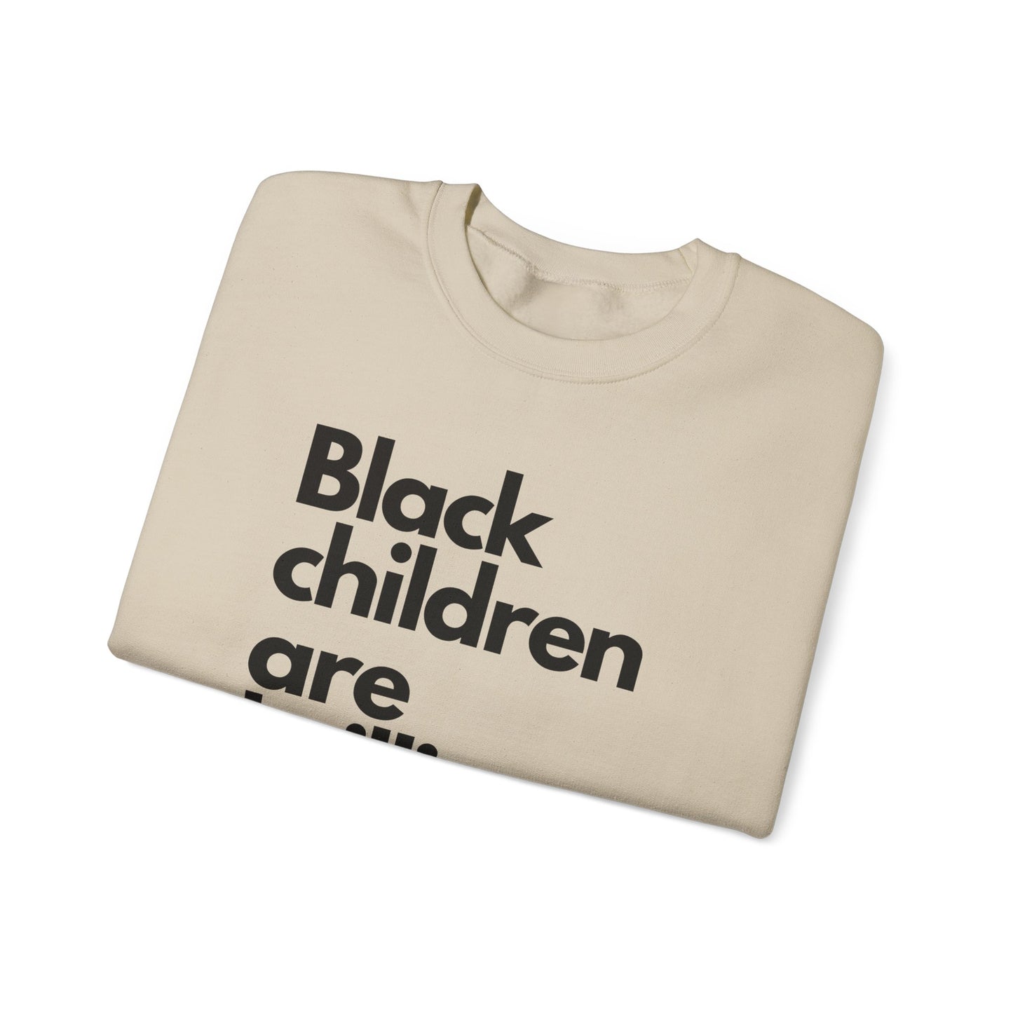 Black Children Are Brilliant Crewneck Sweatshirt