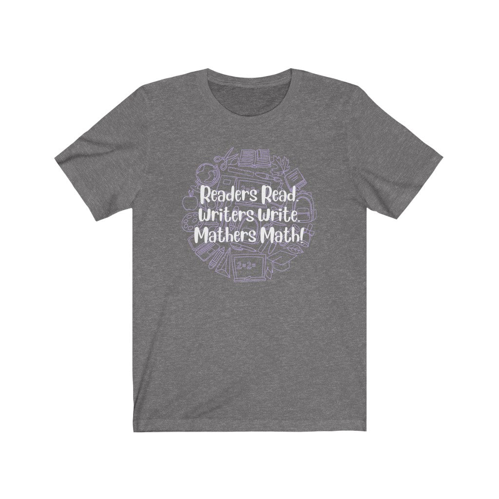 Gift Bundle Mathers Math sticker, poster and Unisex Short Sleeve Tee