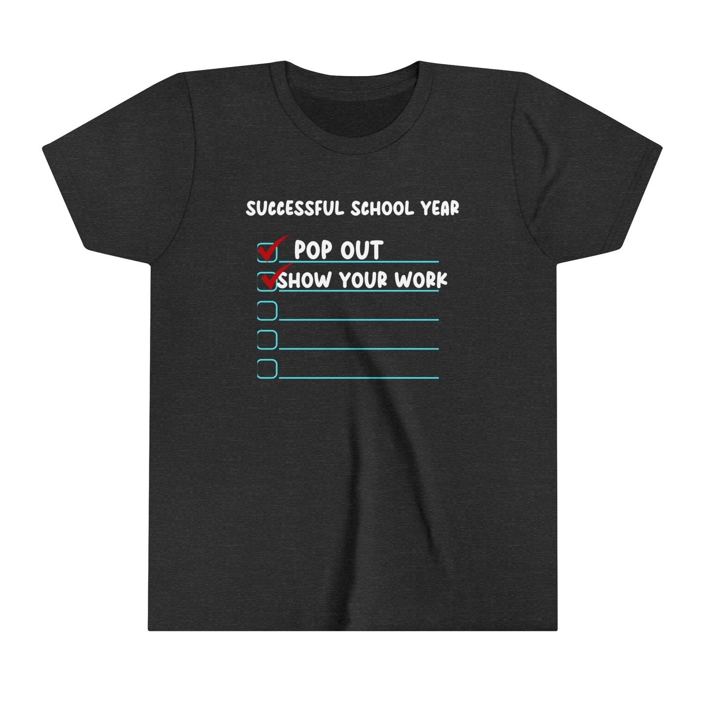 Pop Out Youth Short Sleeve Tee