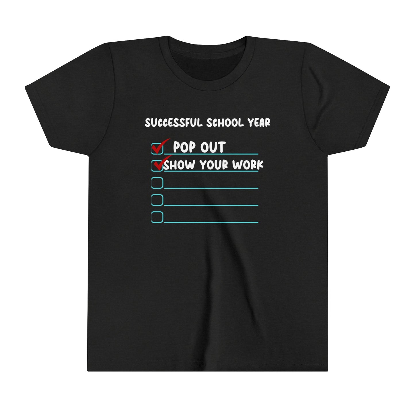Pop Out Youth Short Sleeve Tee