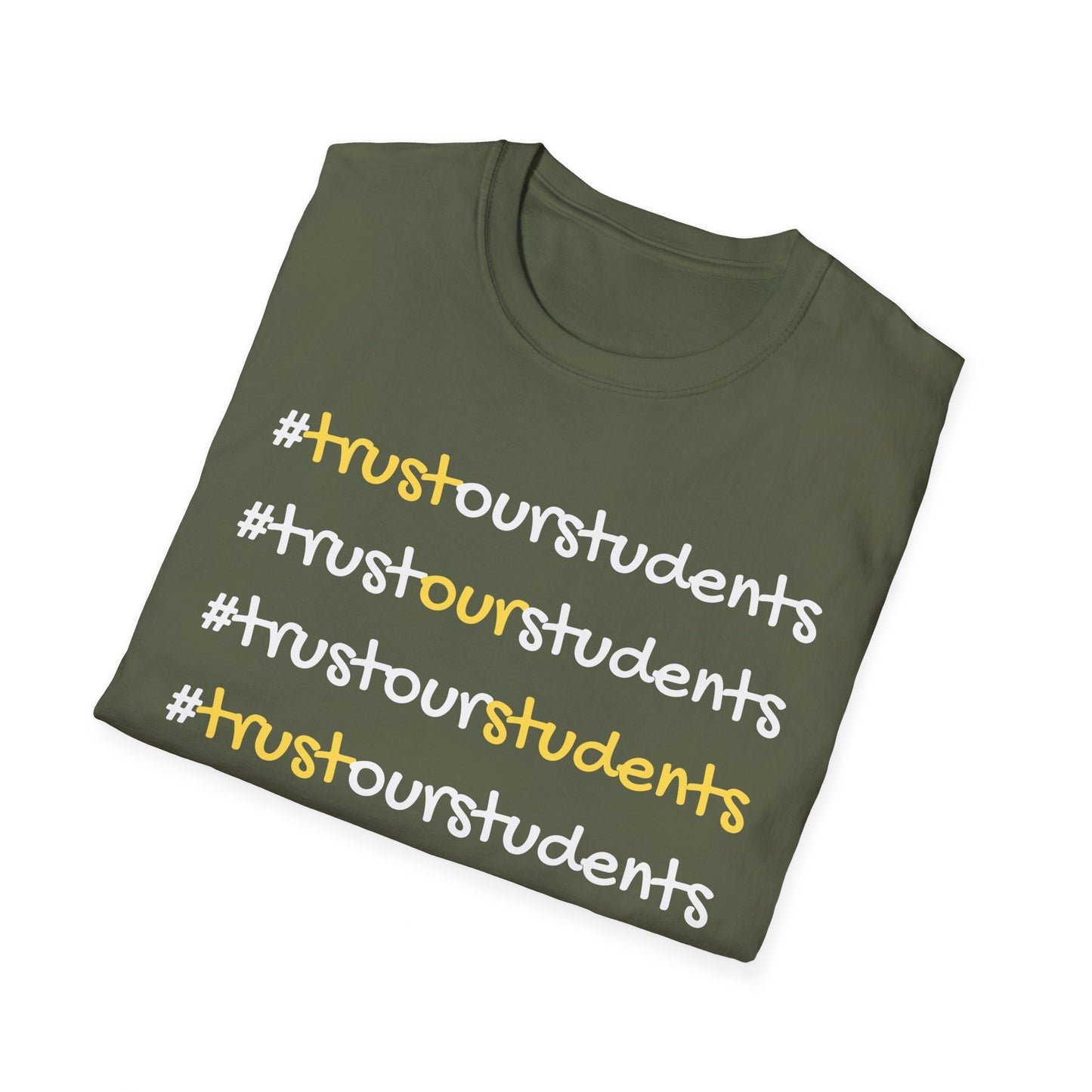 Hashtag Let's Trust Unisex Softstyle T-Shirt