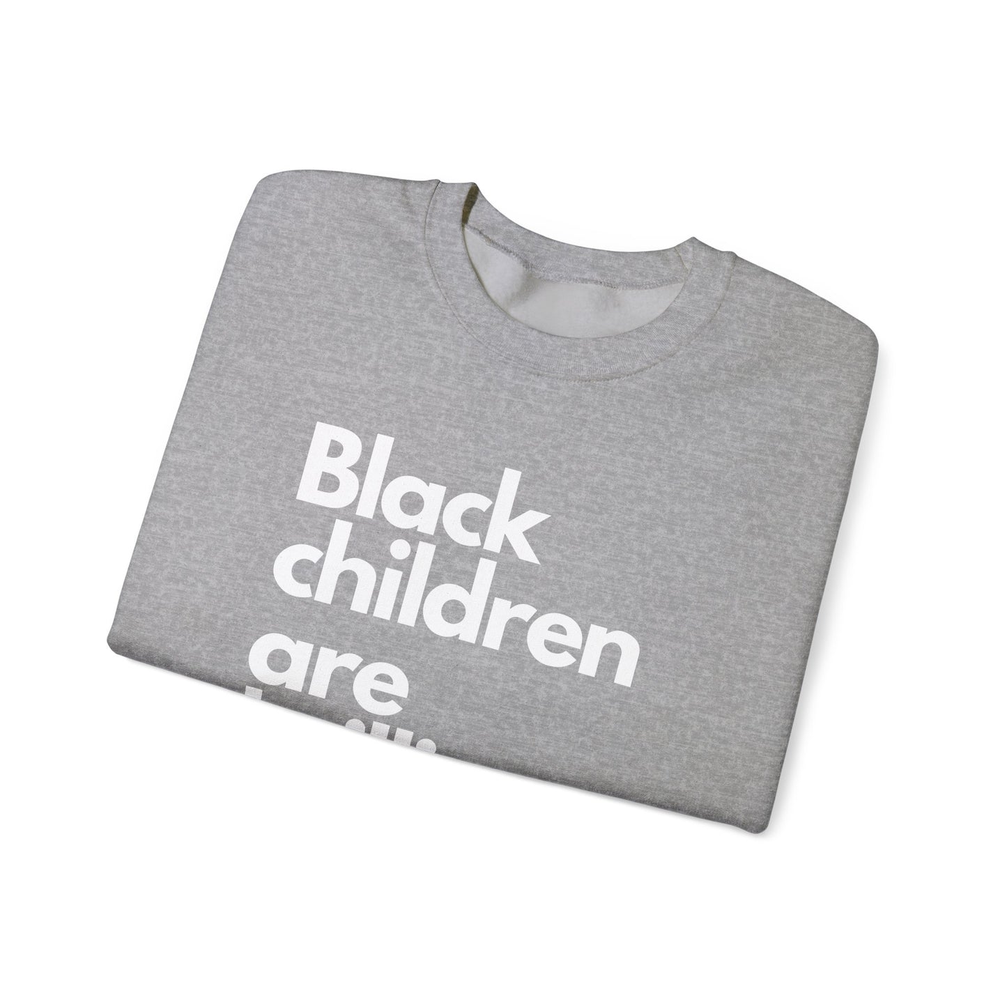 Black Children Are Brilliant Crewneck Sweatshirt