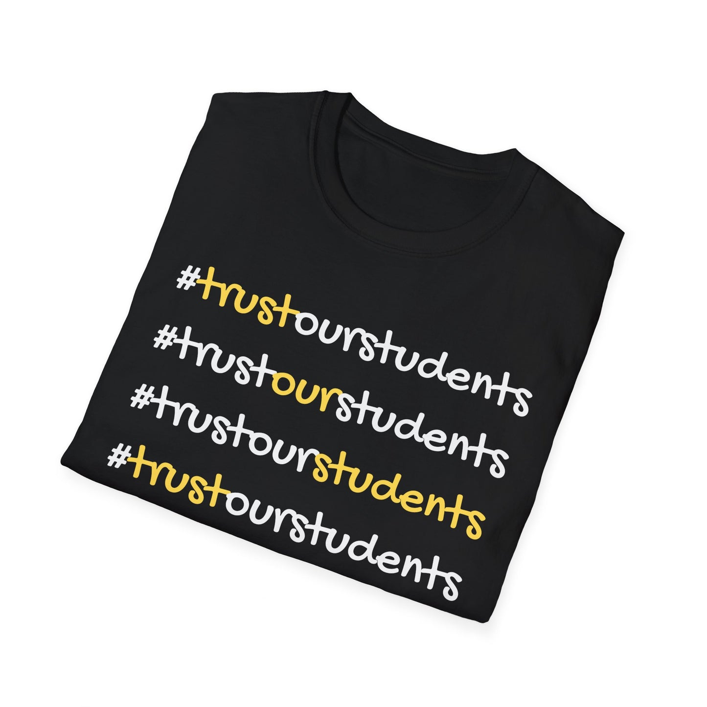 Hashtag Let's Trust Unisex Softstyle T-Shirt