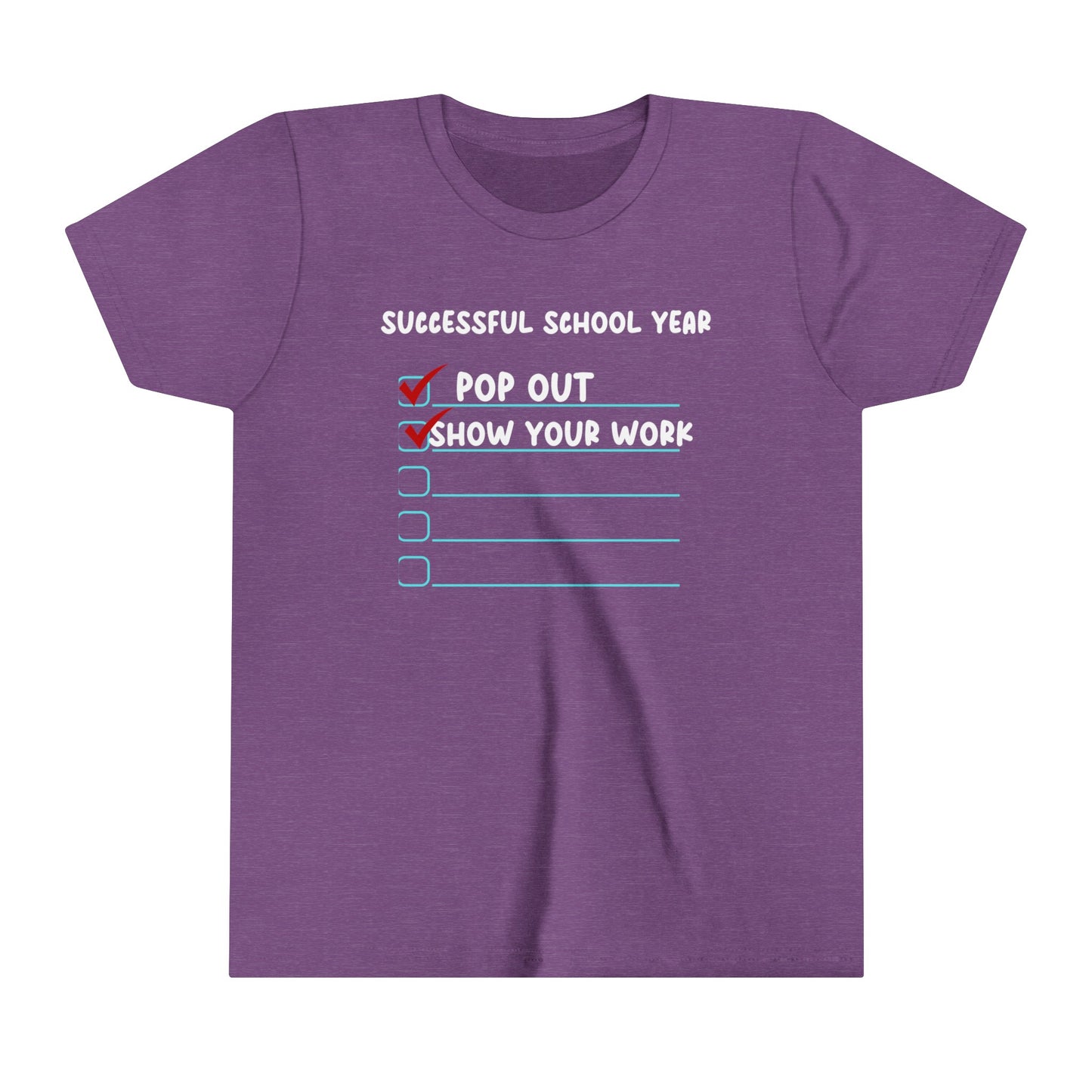 Pop Out Youth Short Sleeve Tee