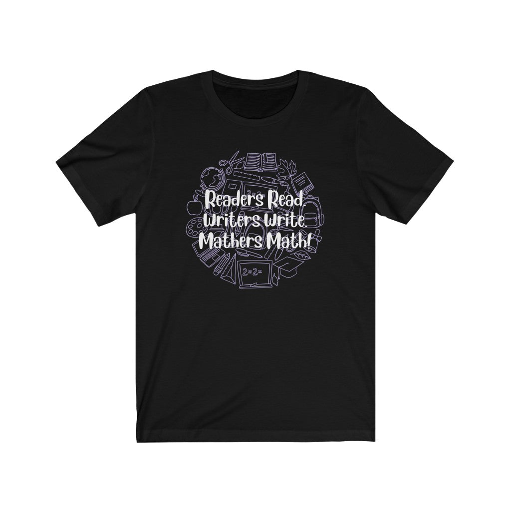 Gift Bundle Mathers Math sticker, poster and Unisex Short Sleeve Tee