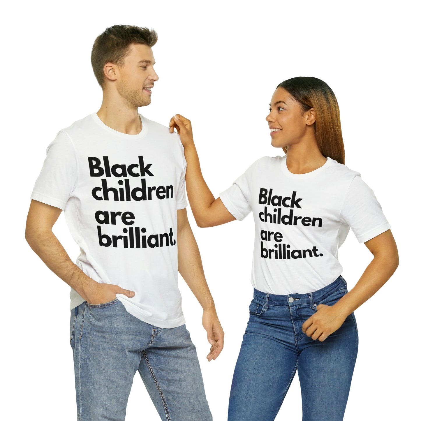 Black Children Are Brilliant Unisex Jersey Short Sleeve Tee
