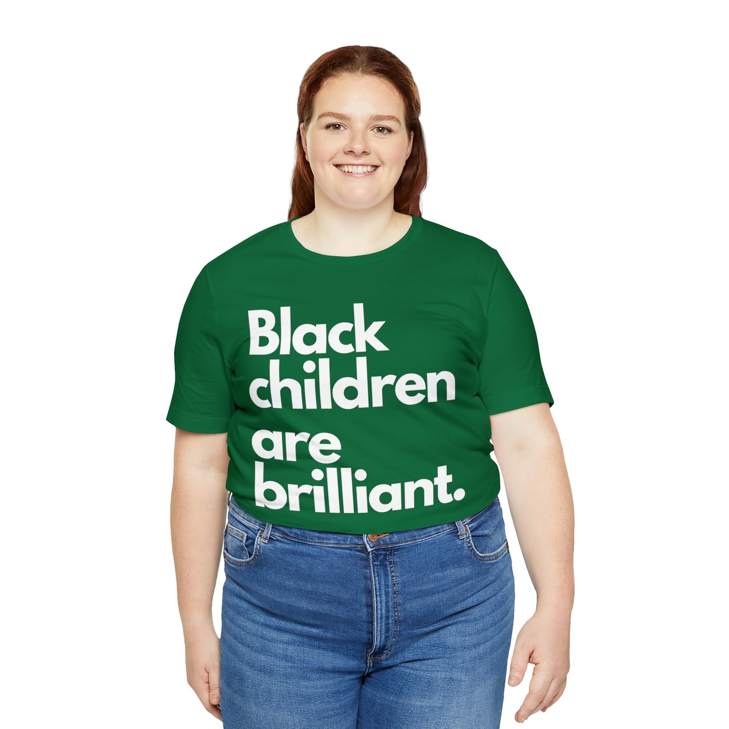 Black Children Are Brilliant Unisex Jersey Short Sleeve Tee