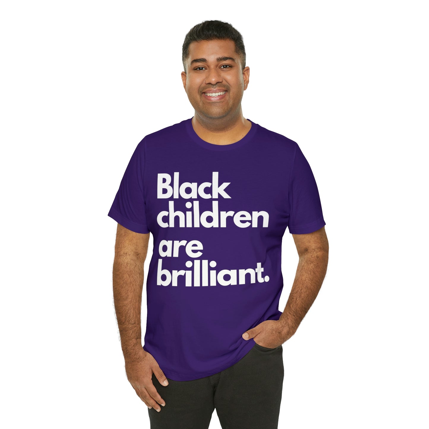 Black Children Are Brilliant Unisex Jersey Short Sleeve Tee