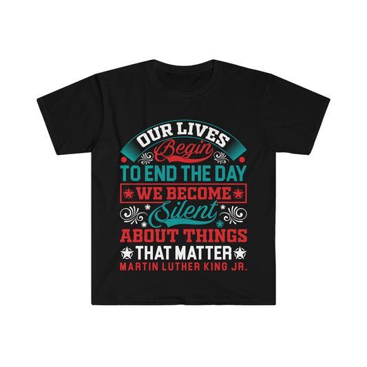 Silent Unisex Softstyle T-Shirt