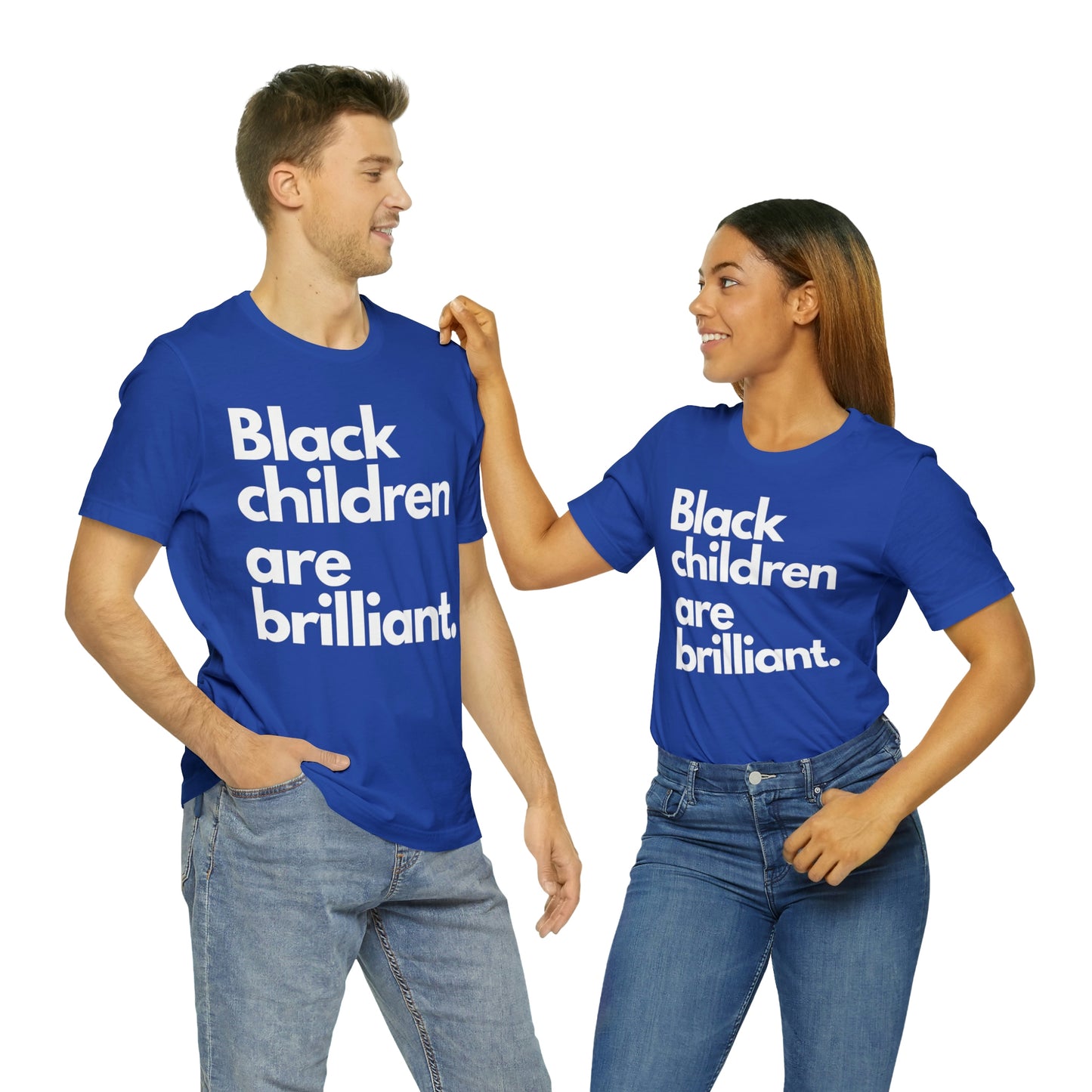 Black Children Are Brilliant Unisex Jersey Short Sleeve Tee