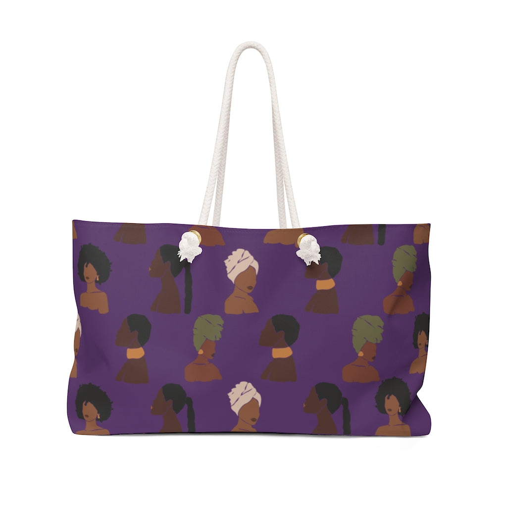 Purple Royalty Weekender Bag