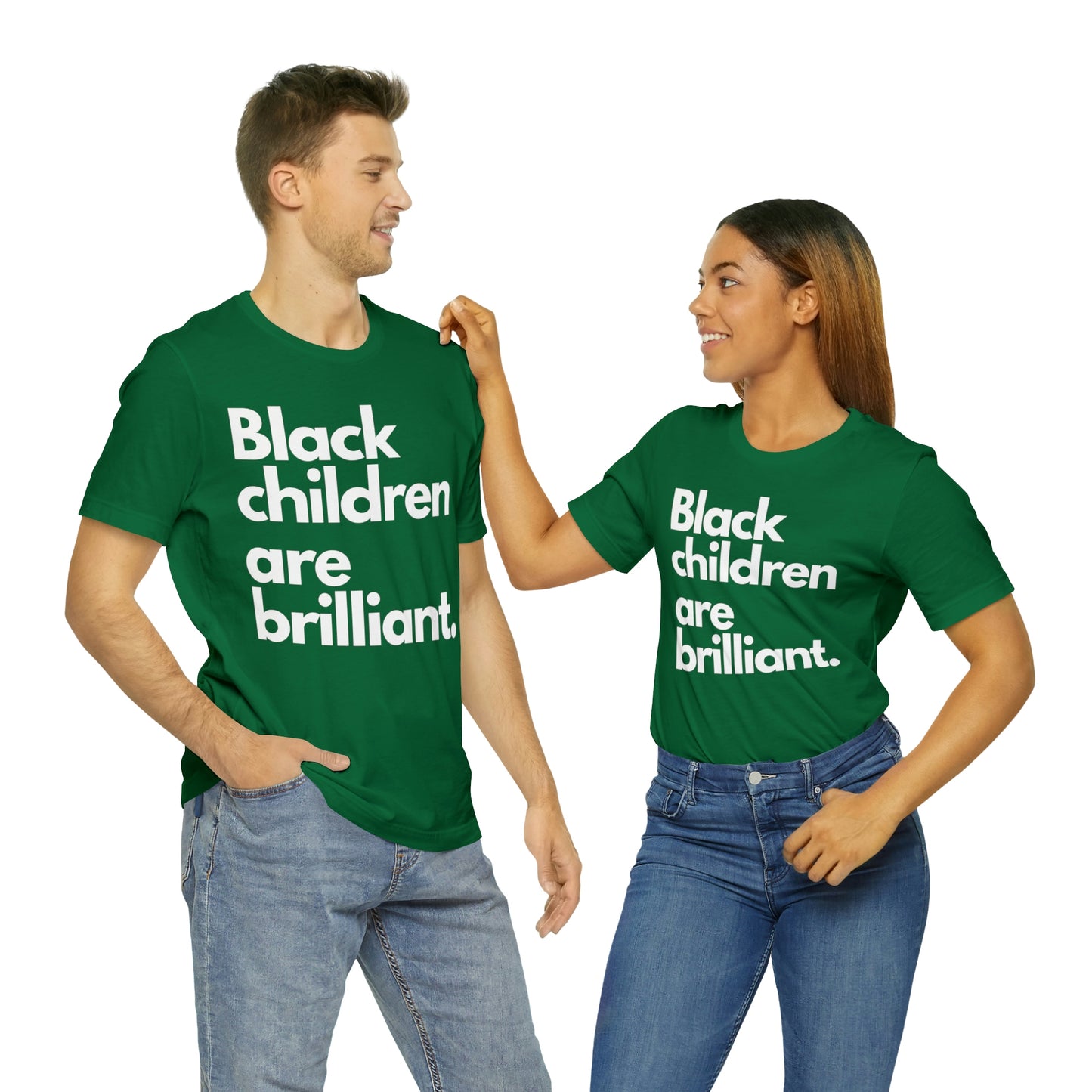 Black Children Are Brilliant Unisex Jersey Short Sleeve Tee