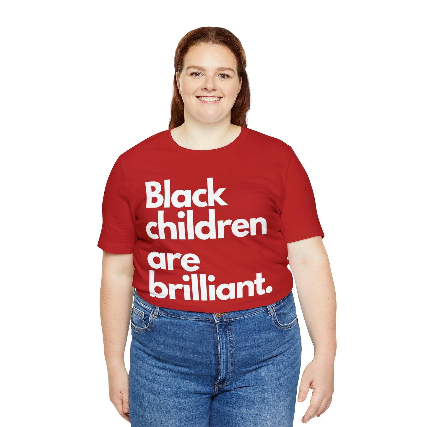 Black Children Are Brilliant Unisex Jersey Short Sleeve Tee
