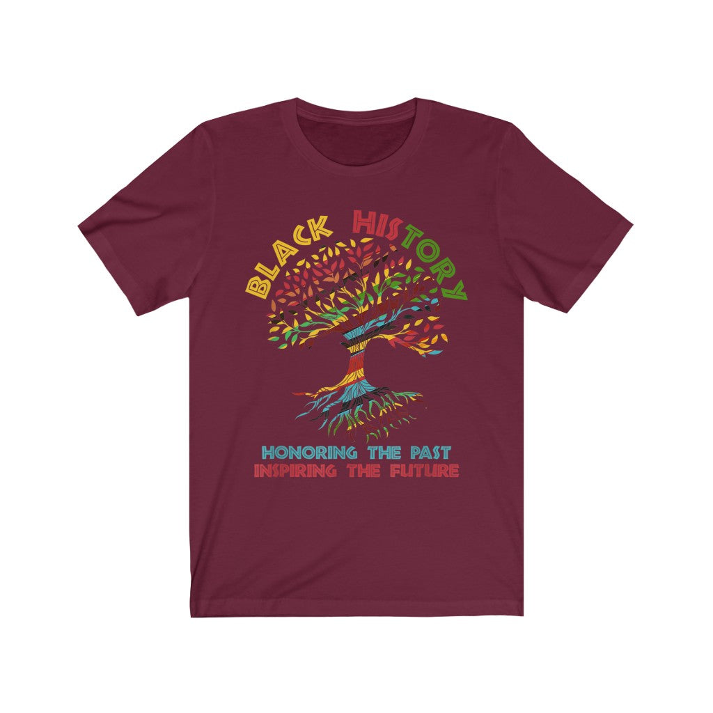 Black History Tree of Life Short Sleeve Tee