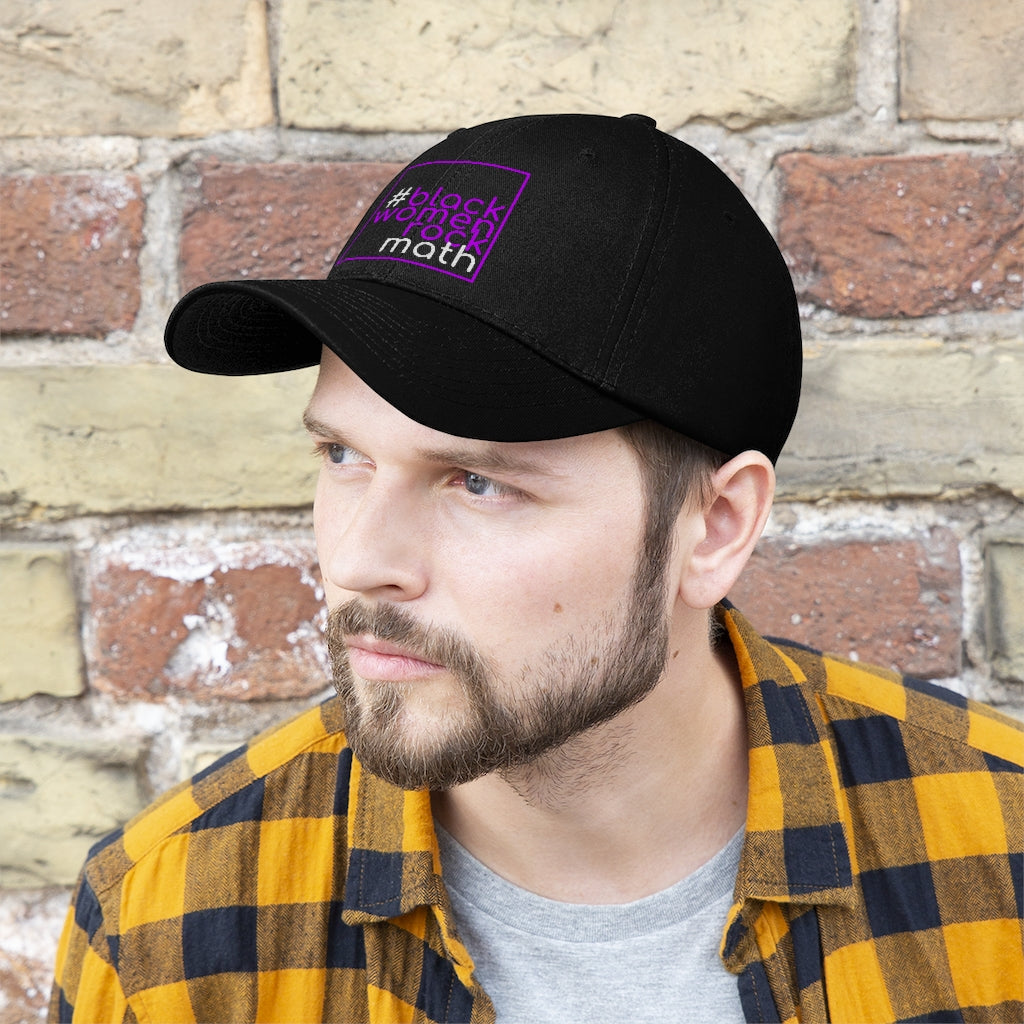 #blackwomenrockmath Twill Hat