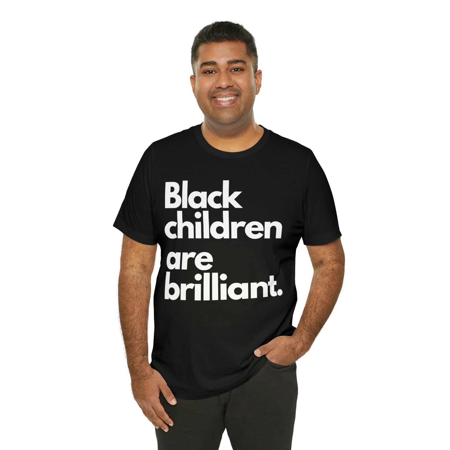 Black Children Are Brilliant Unisex Jersey Short Sleeve Tee