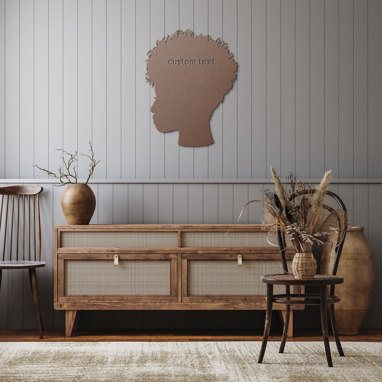 Custom Curly Hair Sign