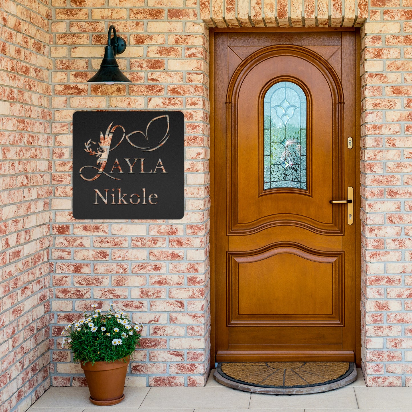 Custom Square Metal Sign