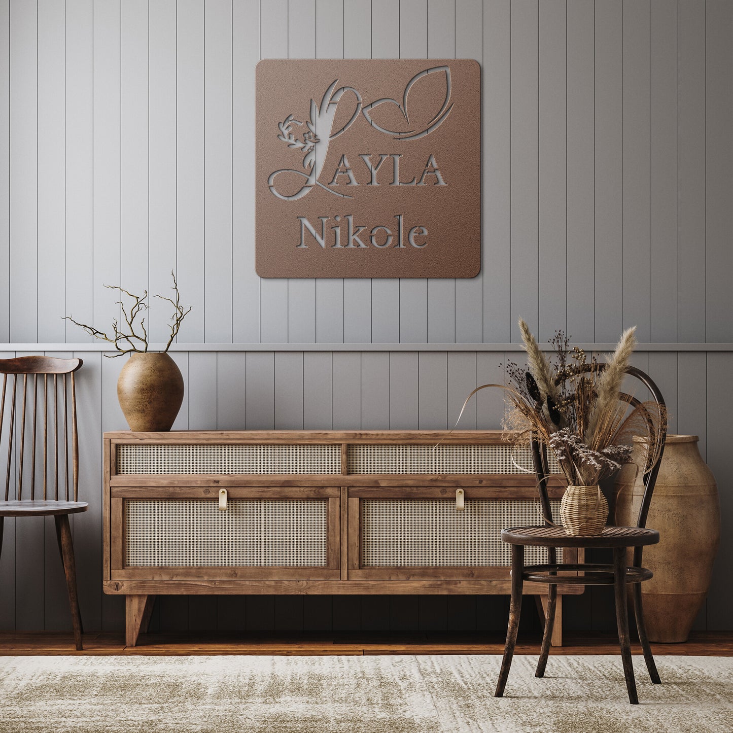 Custom Square Metal Sign