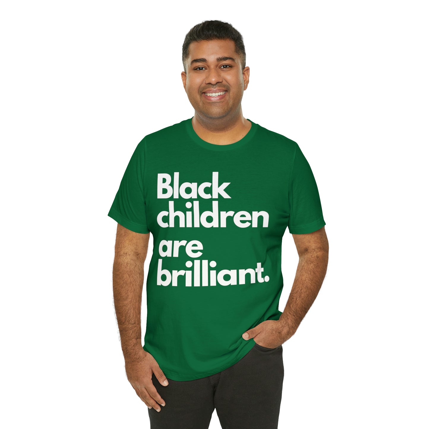 Black Children Are Brilliant Unisex Jersey Short Sleeve Tee