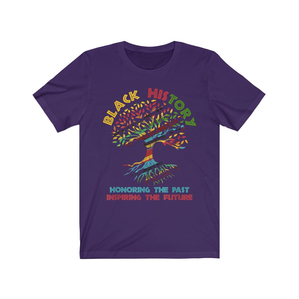 Black History Tree of Life Short Sleeve Tee