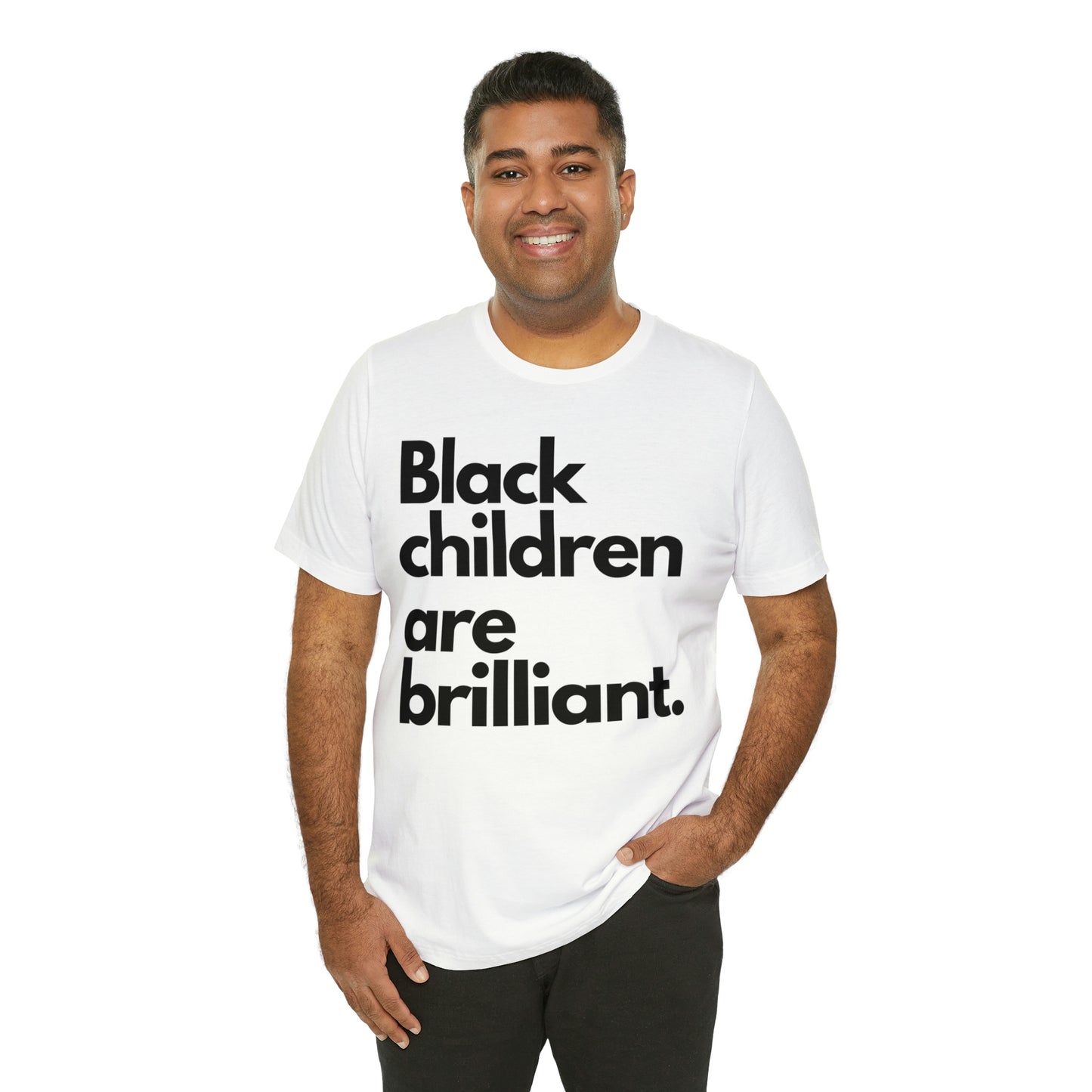 Black Children Are Brilliant Unisex Jersey Short Sleeve Tee