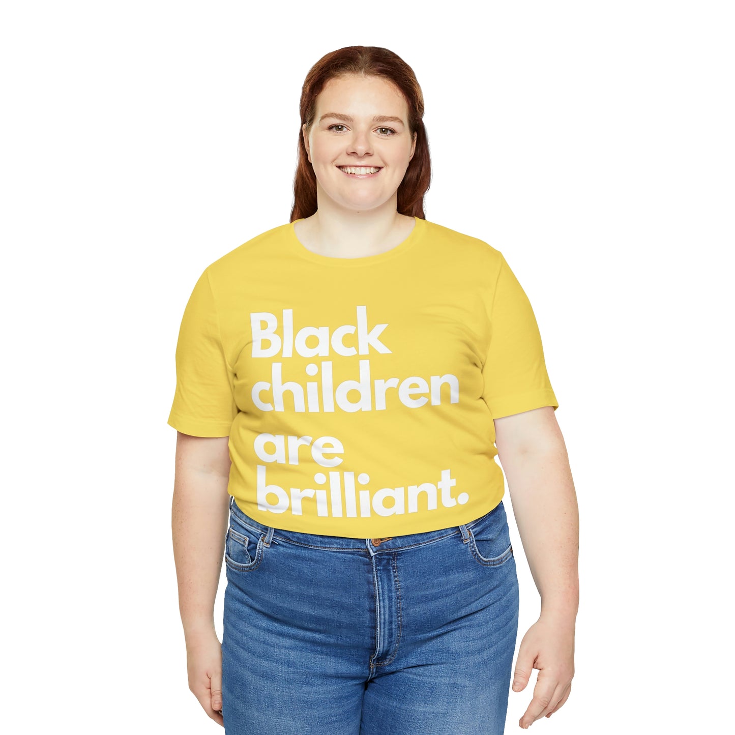 Black Children Are Brilliant Unisex Jersey Short Sleeve Tee