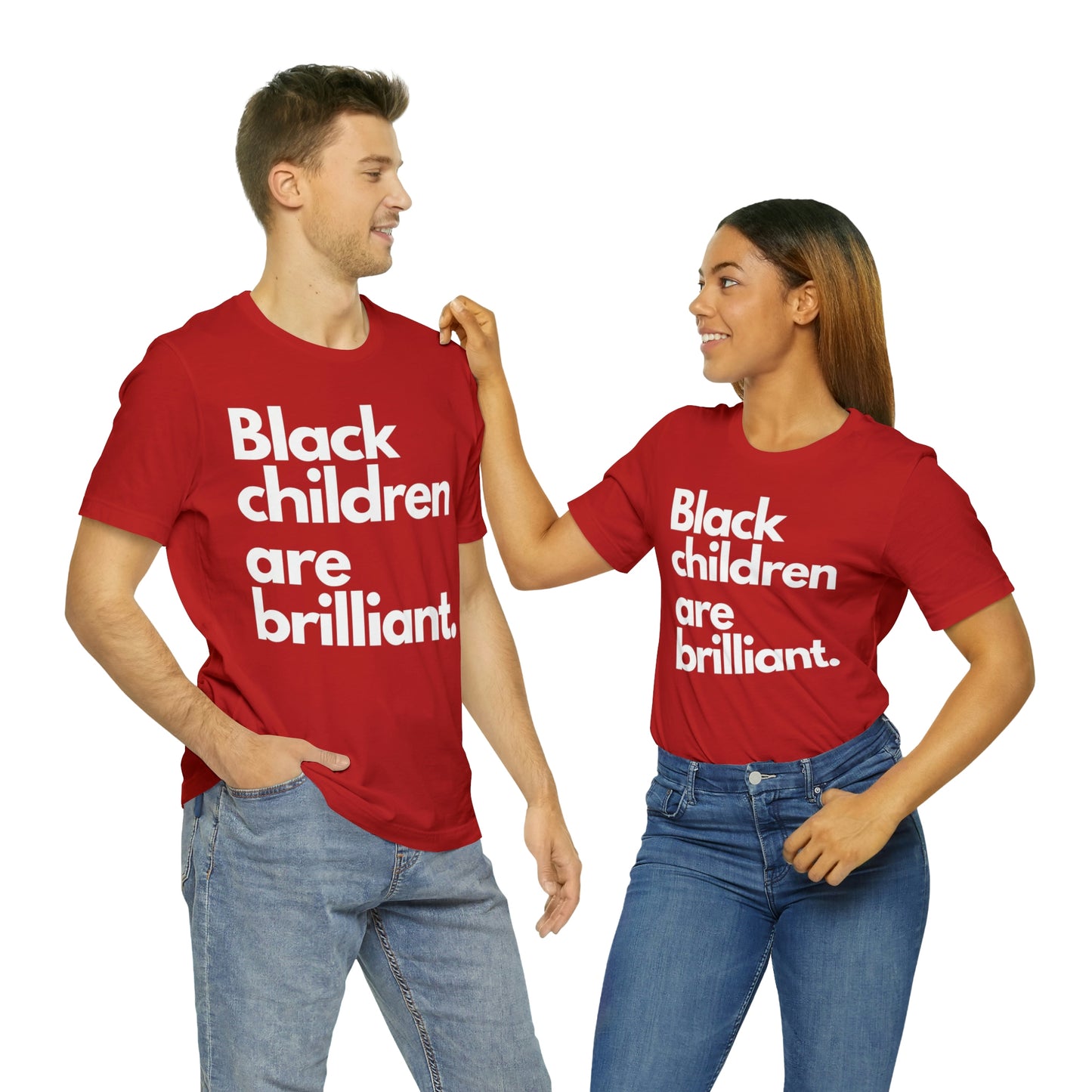 Black Children Are Brilliant Unisex Jersey Short Sleeve Tee