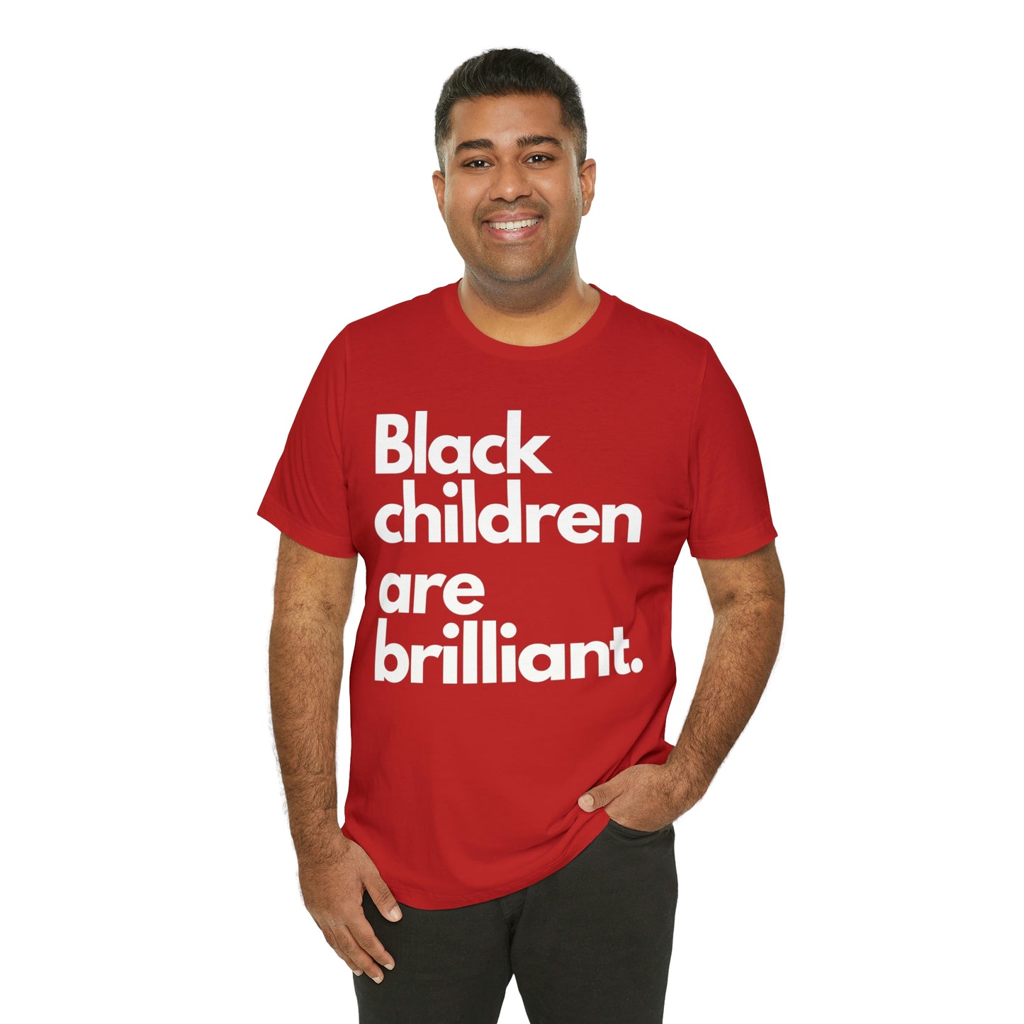 Black Children Are Brilliant Unisex Jersey Short Sleeve Tee