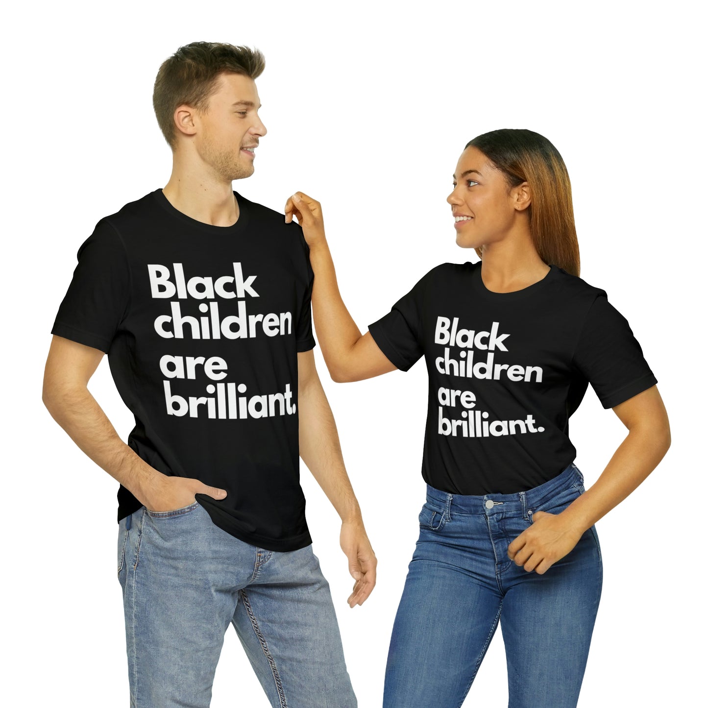 Black Children Are Brilliant Unisex Jersey Short Sleeve Tee