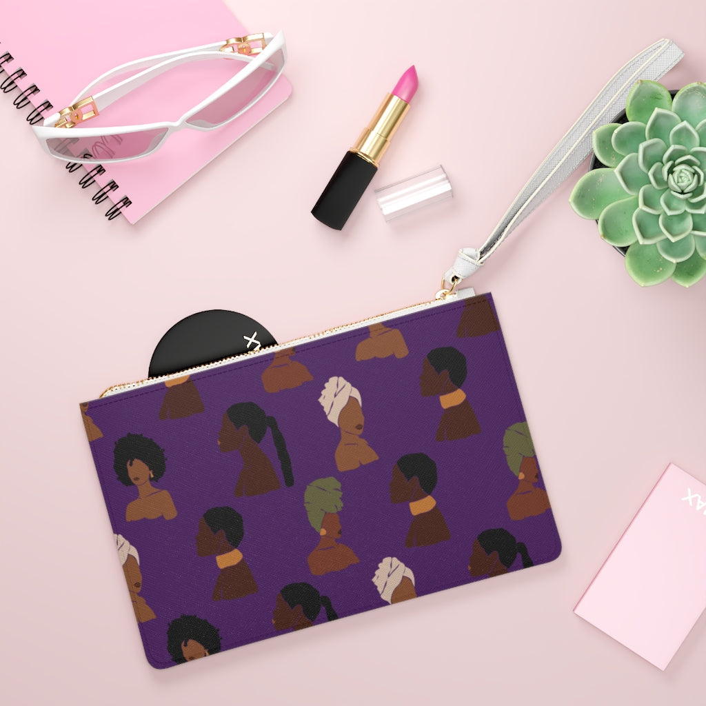 Purple Royalty Clutch Bag