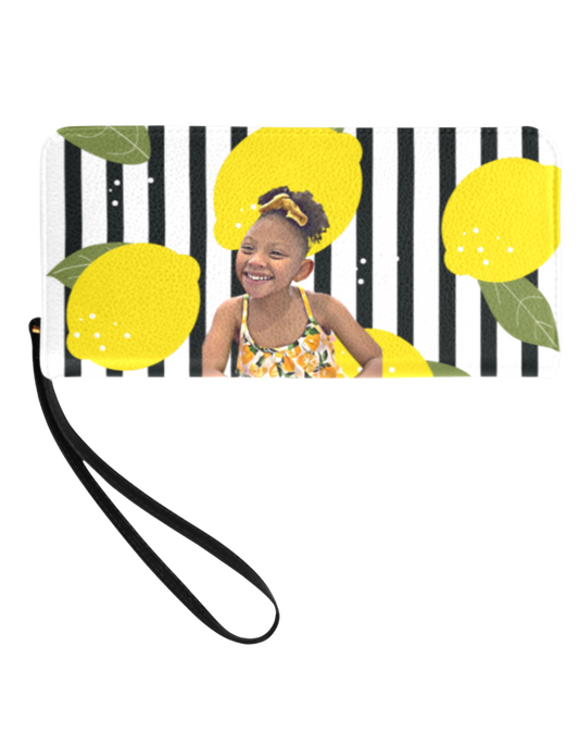 Custom Zipper Purse Clutch Bag