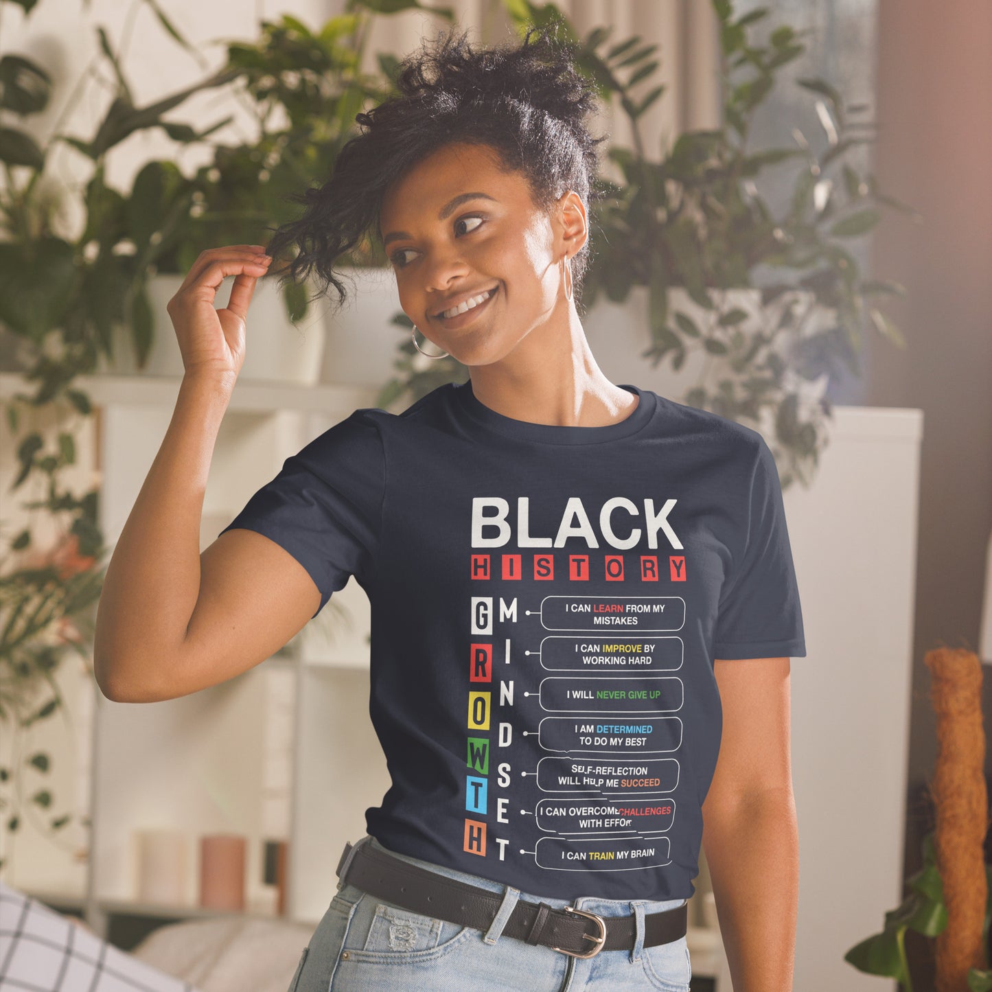 Growth Mindset Short-Sleeve Unisex T-Shirt
