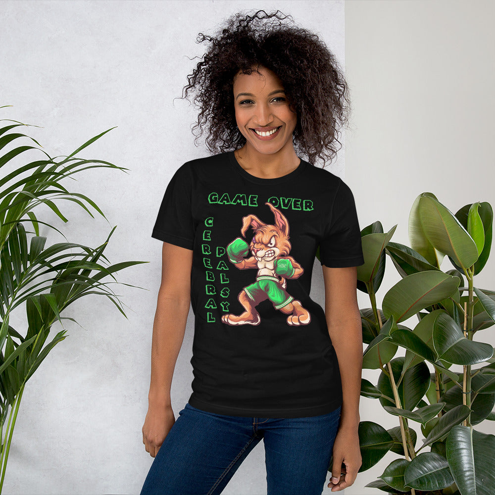 Game Over Cerebral Palsy Unisex t-shirt