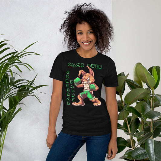 Game Over Cerebral Palsy Unisex t-shirt