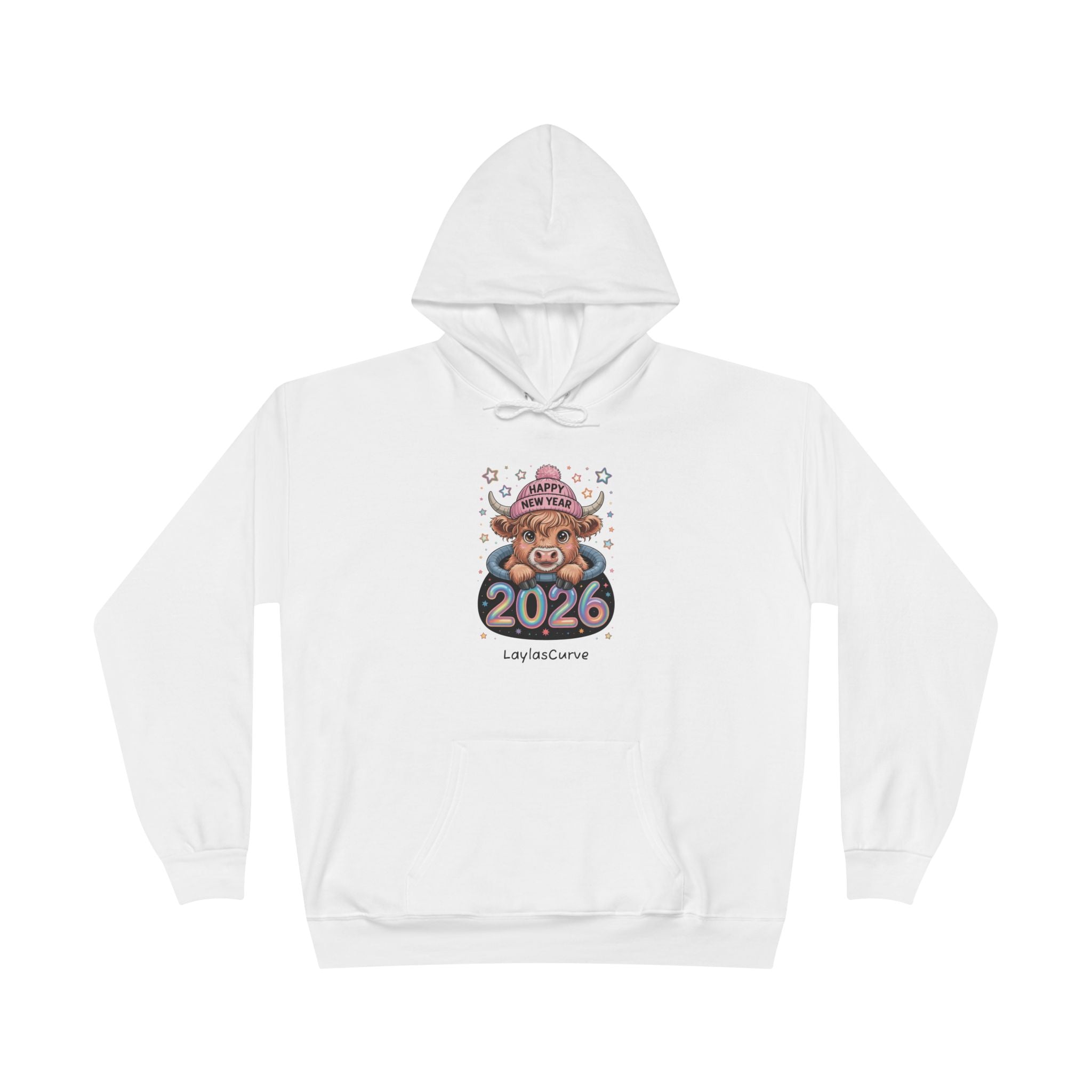 2026 Cute Cow Hoodie