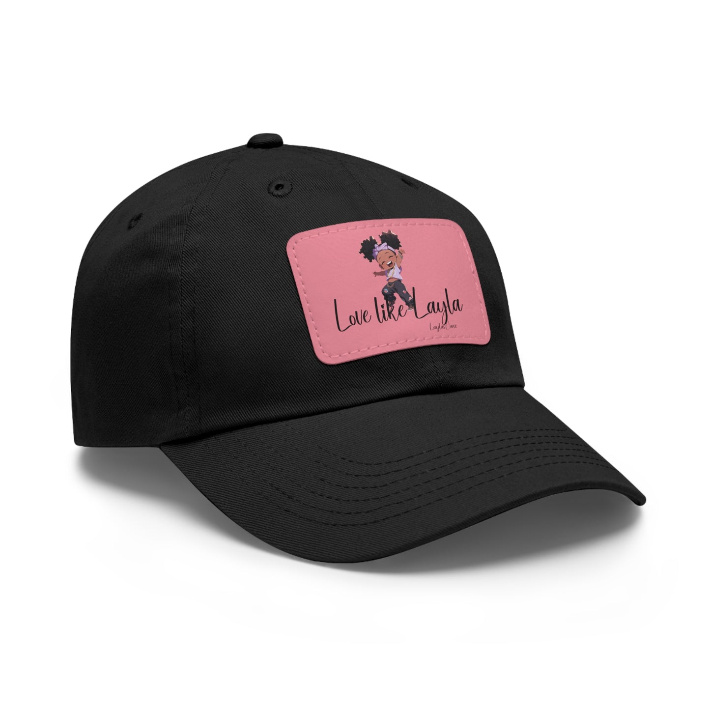 Dad Hat Love Like Layla with Leather Patch