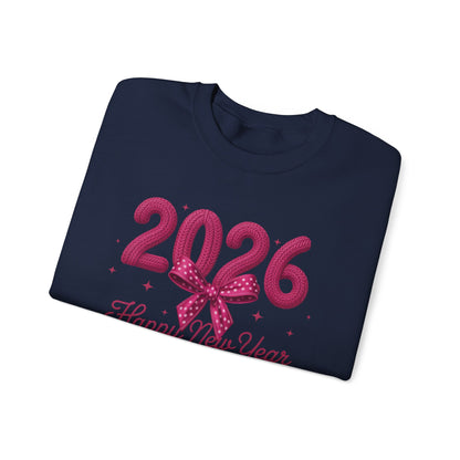 2026 Crochet Bow Sweatshirt