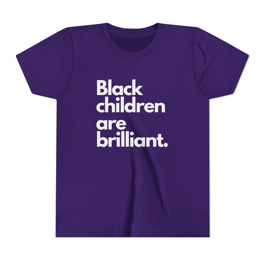 Black Children Are Brilliant Youth Tee