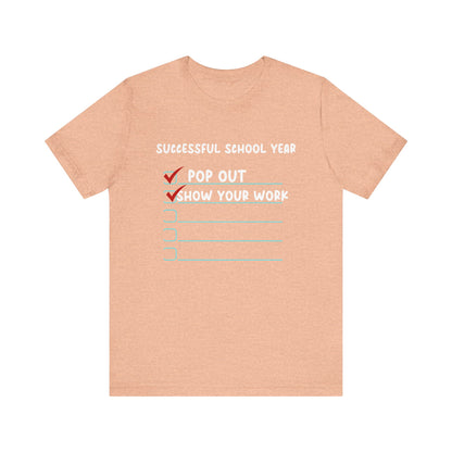 Pop Out Unisex Jersey Short Sleeve Tee