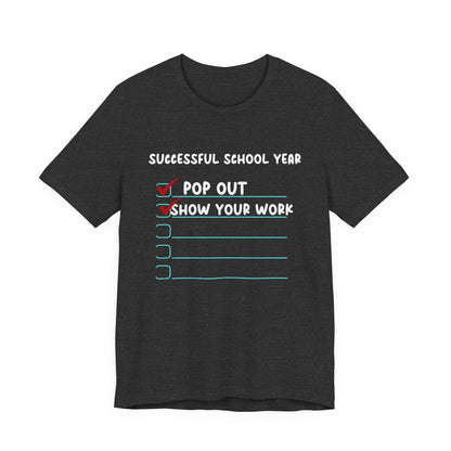 Pop Out Unisex Jersey Short Sleeve Tee