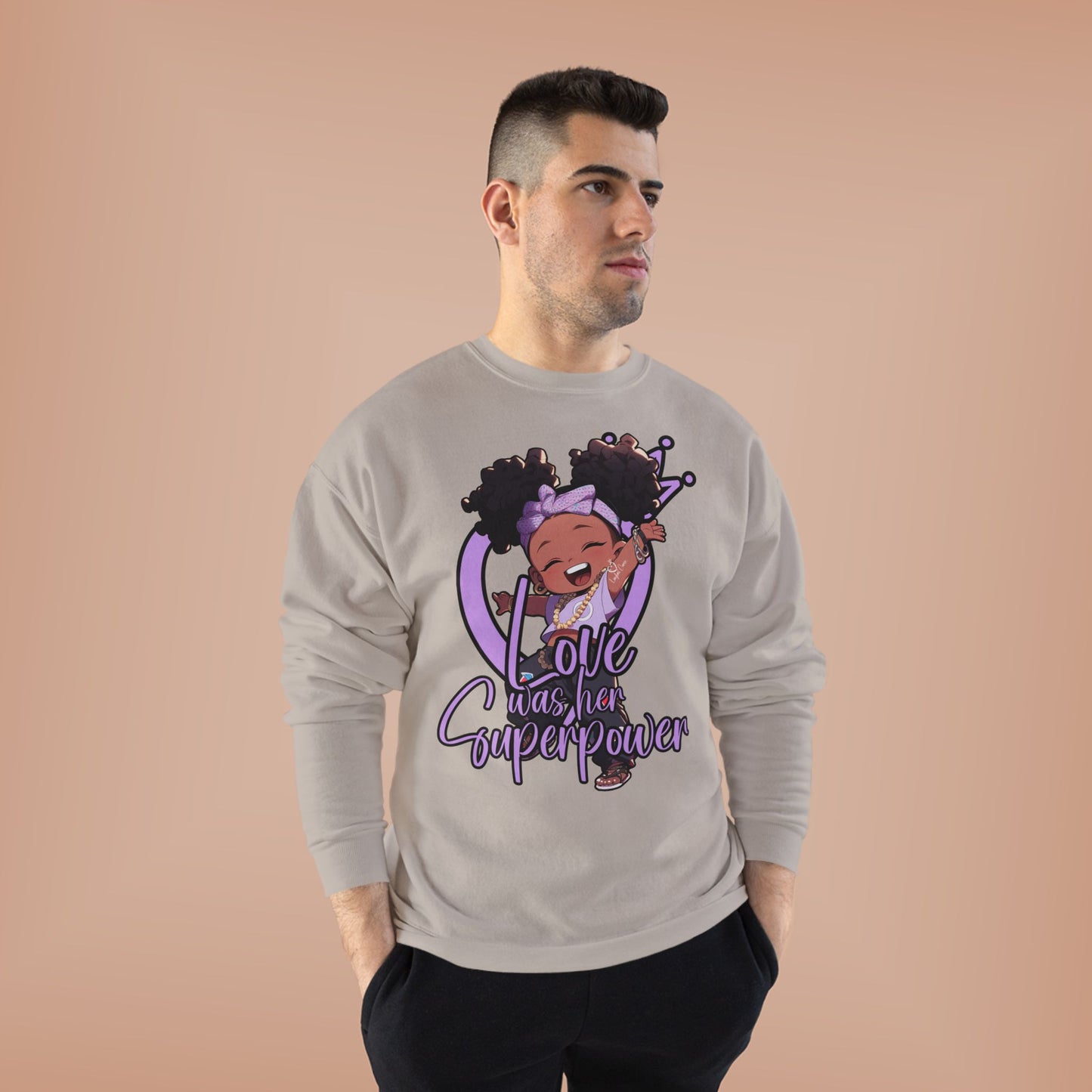 Love was her superpower Sweatshirt