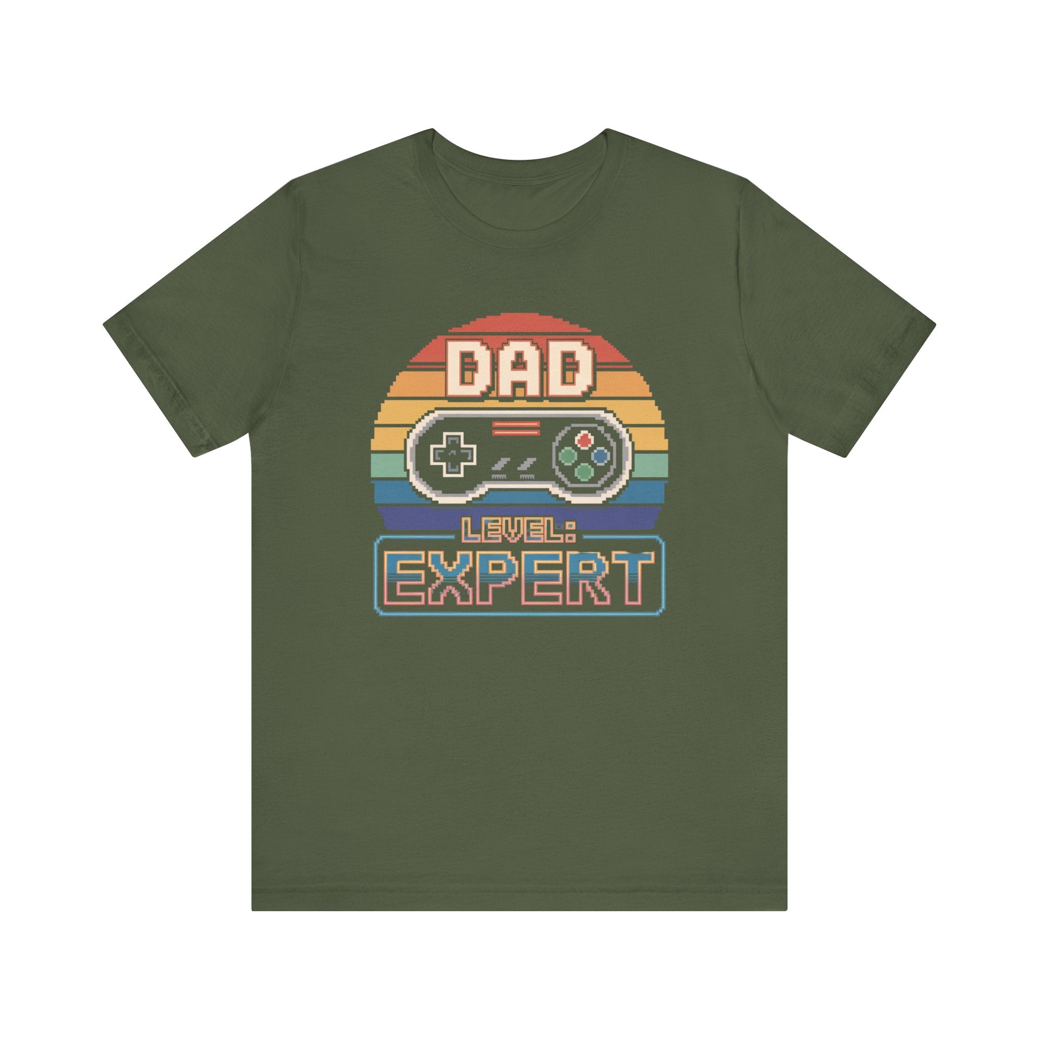 Dad Level Expert Retro Gaming Tee