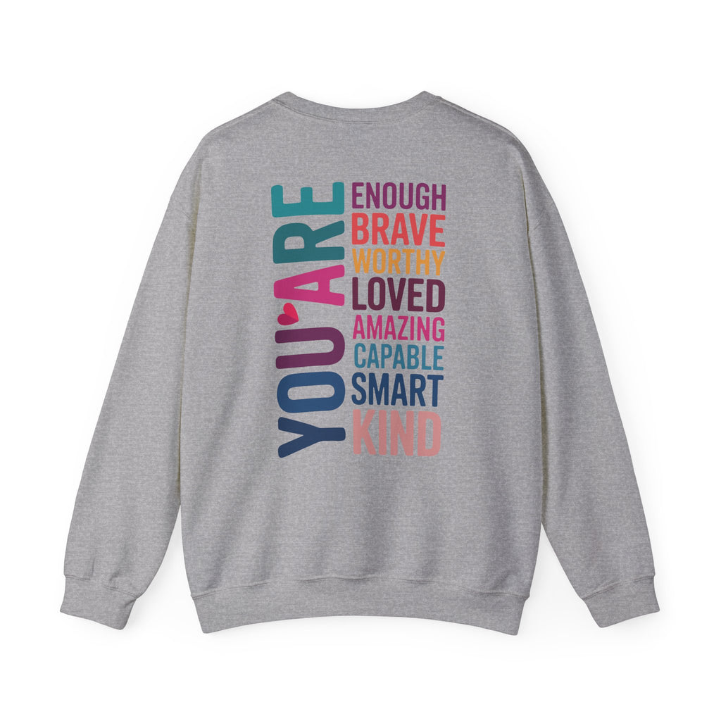 LAYLASCURVE Inspirational Love Bow Sweatshirt
