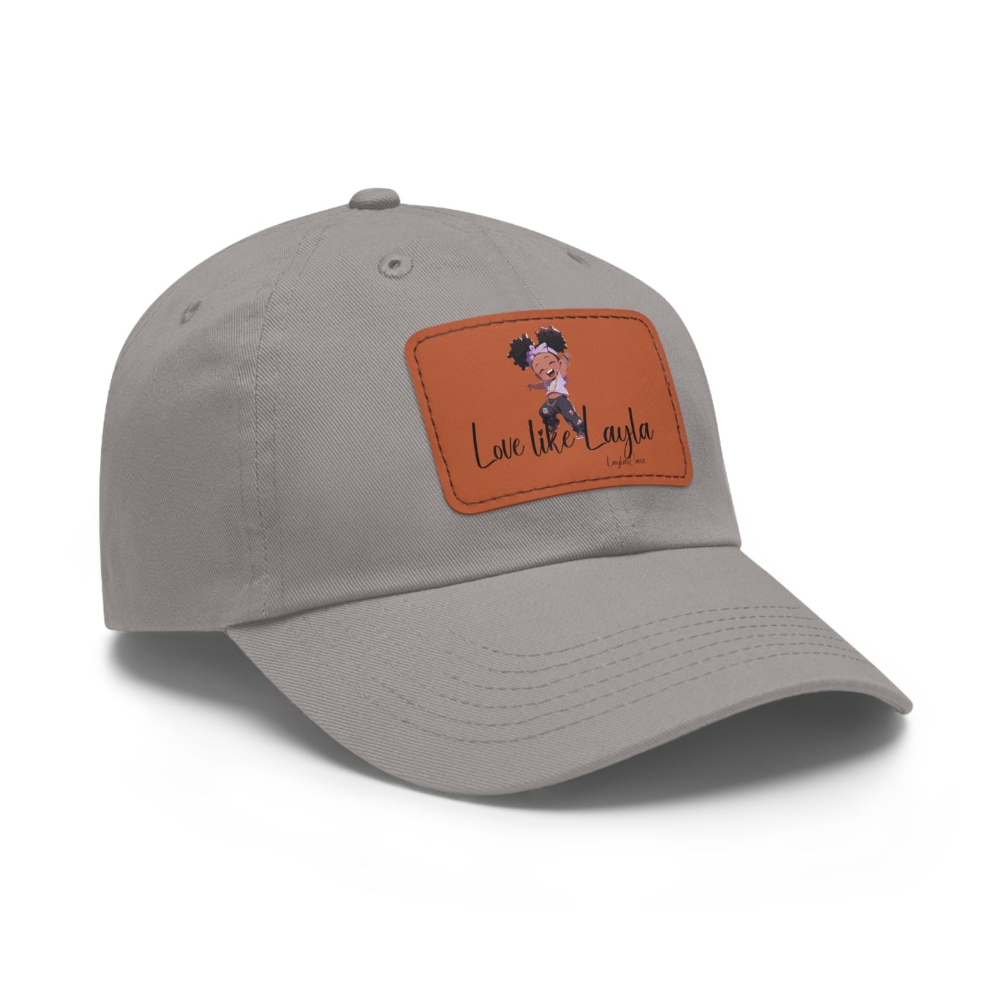 Dad Hat Love Like Layla with Leather Patch