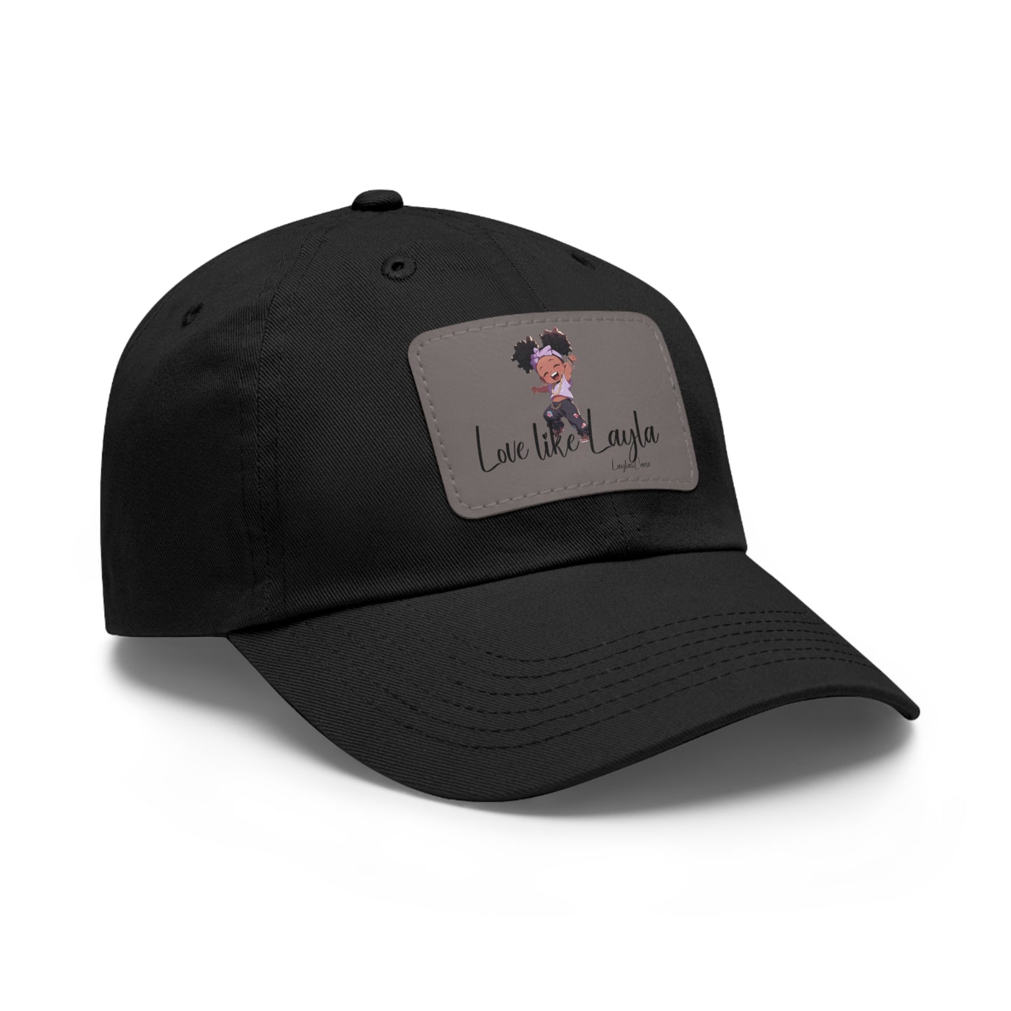 Dad Hat Love Like Layla with Leather Patch